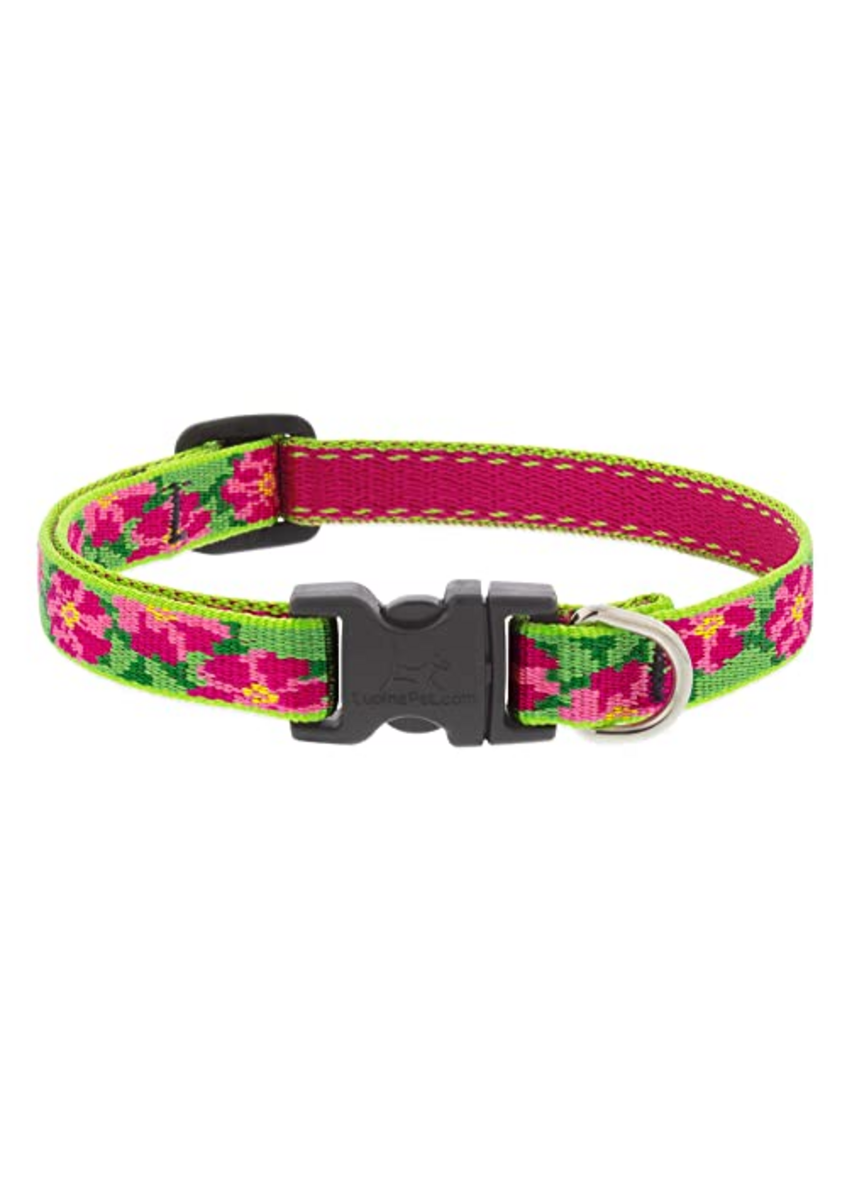 LupinePet LupinePet Dog Collar 1/2", 10-16" Petunias