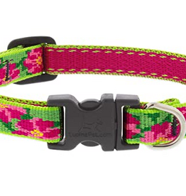 LupinePet LupinePet Dog Collar 1/2", 10-16" Petunias