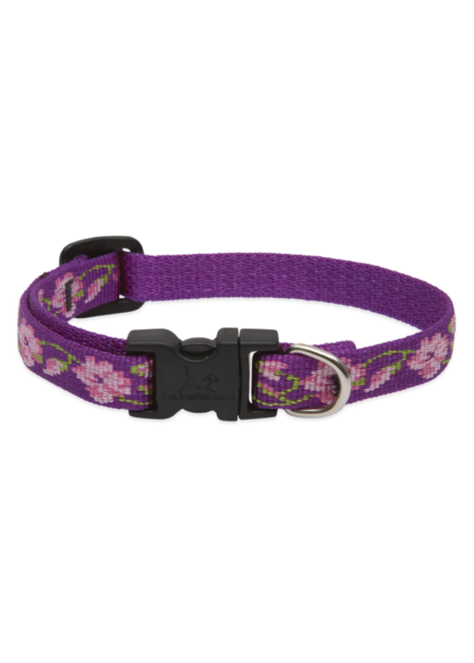 LupinePet LupinePet Dog Collar 1/2", 10-16" Rose Garden