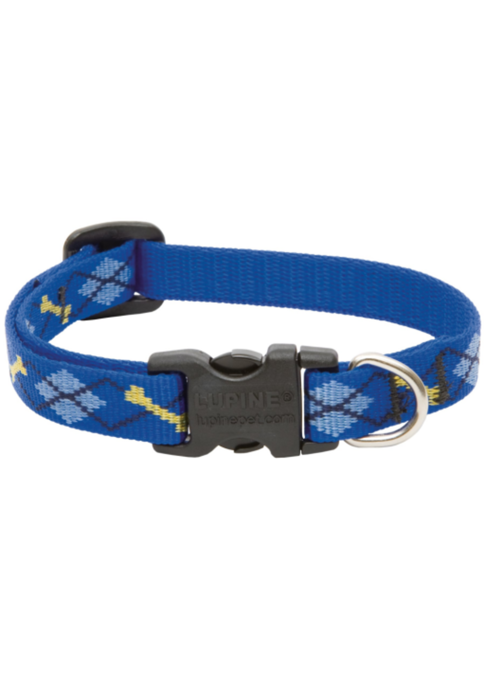 LupinePet LupinePet Dog Collar 1/2", 8-12" Dapper Dog