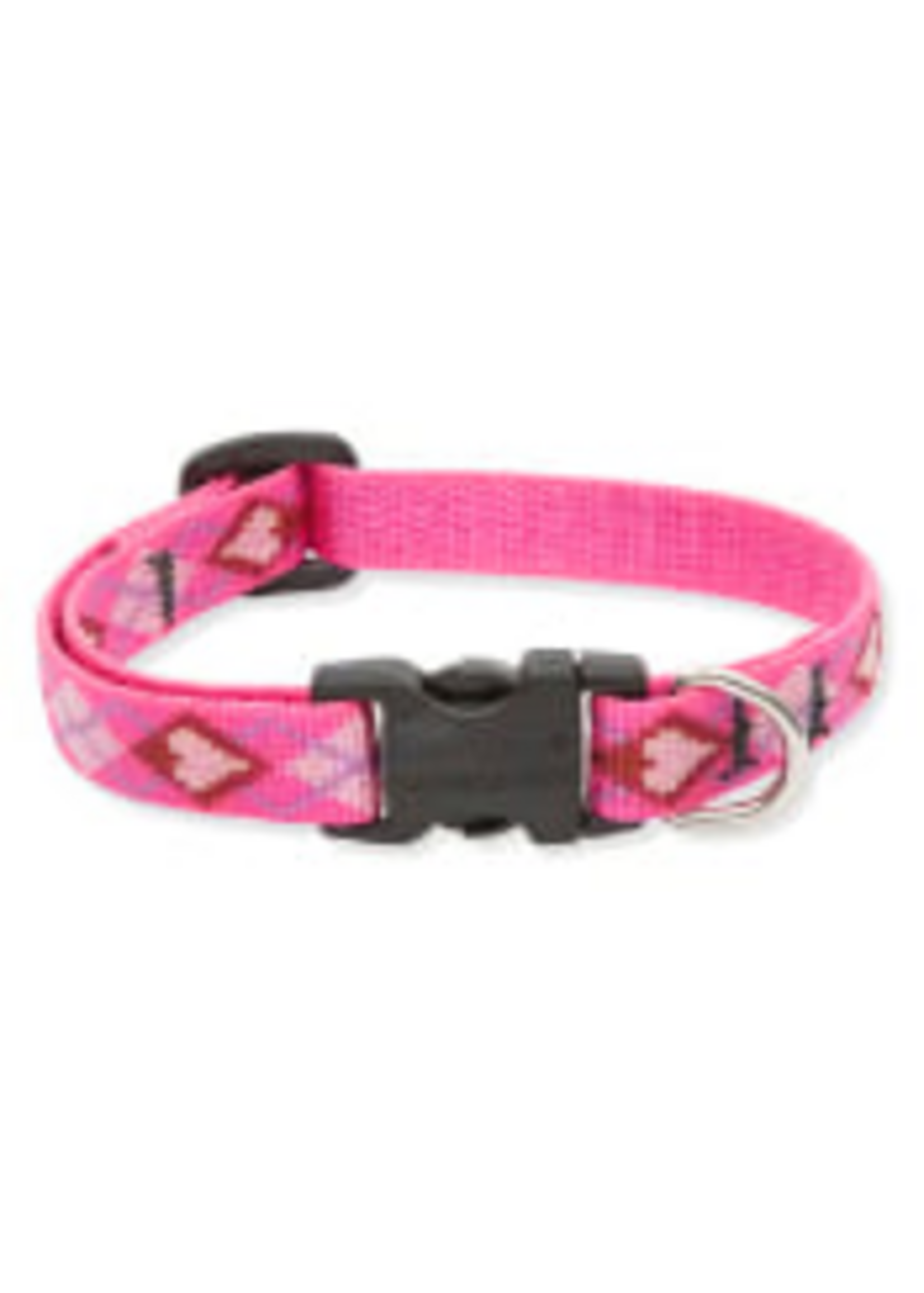 LupinePet LupinePet Dog Collar 1/2", 8-12" Puppy Love
