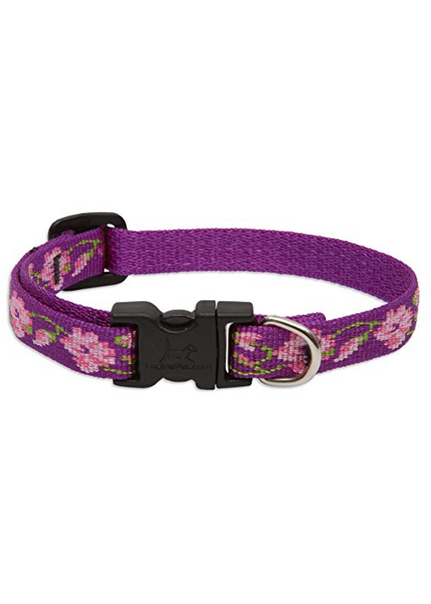 LupinePet LupinePet Dog Collar 1/2", 8-12" Rose Garden