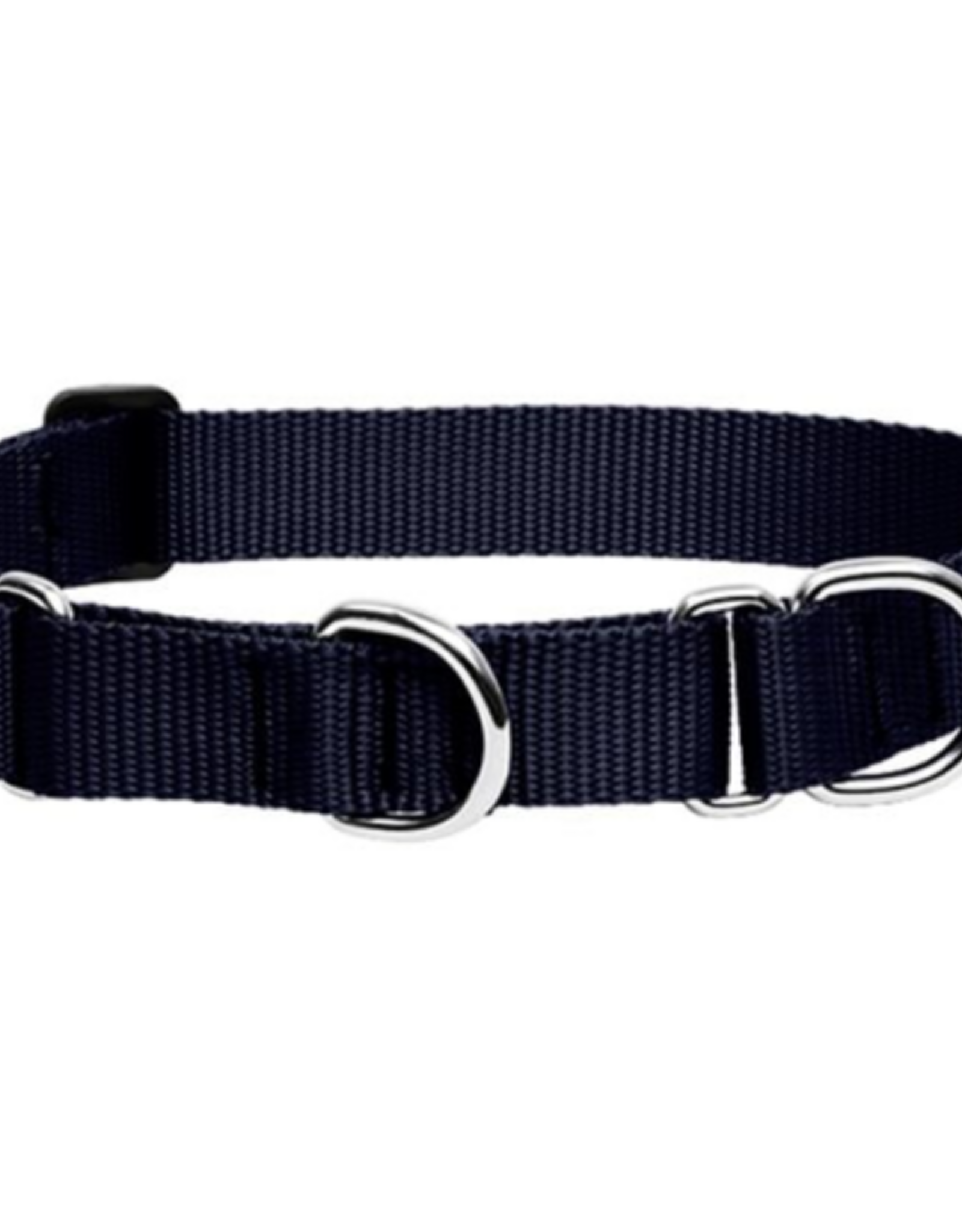 LupinePet Lupinepet Collar MARTINGALE 1' BLACK 15-22"
