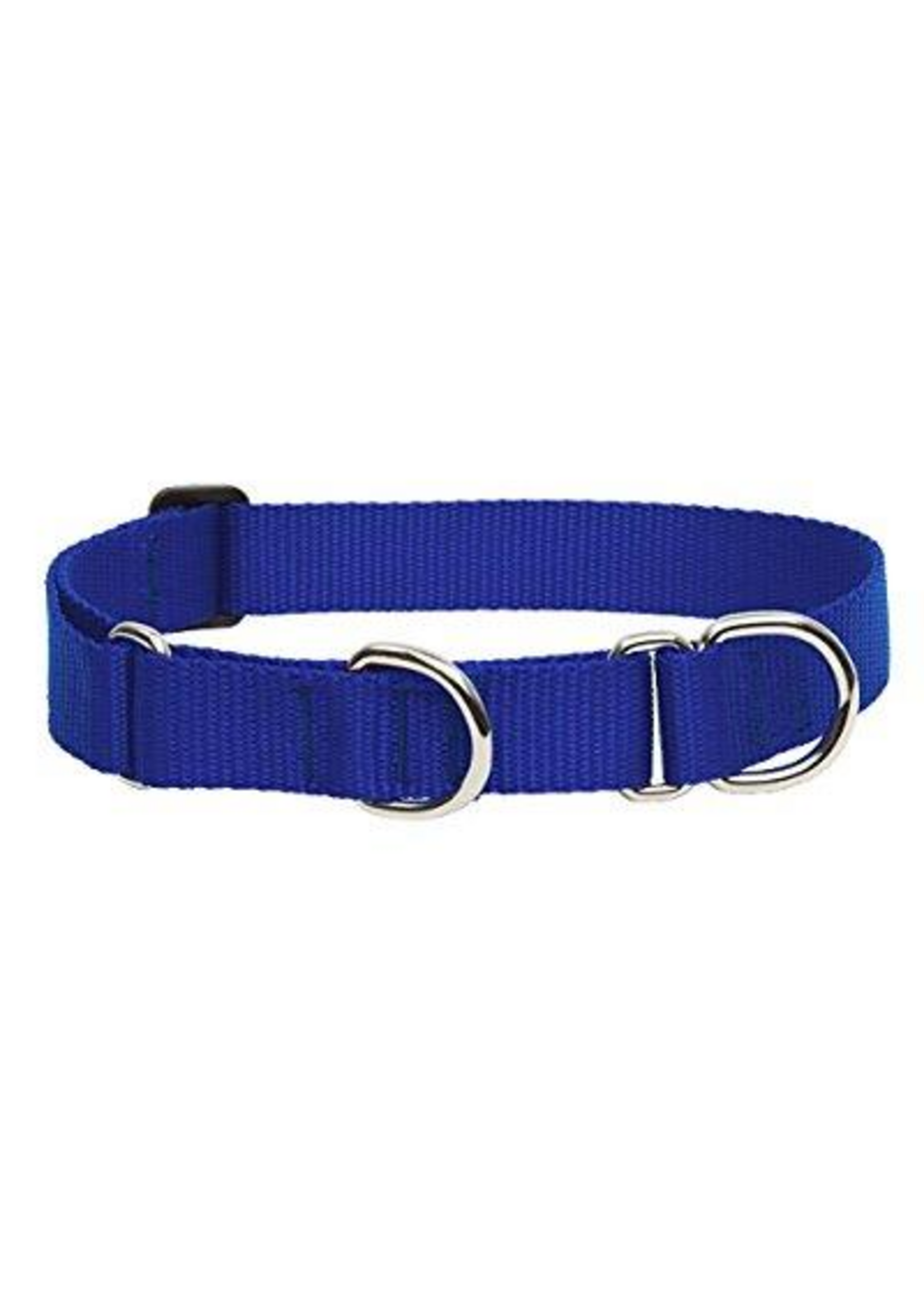 LupinePet LupinePet Dog Collar Martingale Adjustable 1', Blue 15-22"
