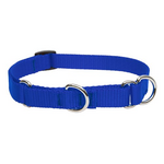 LupinePet LupinePet Dog Collar Martingale Adjustable 3/4", Blue 10-14"