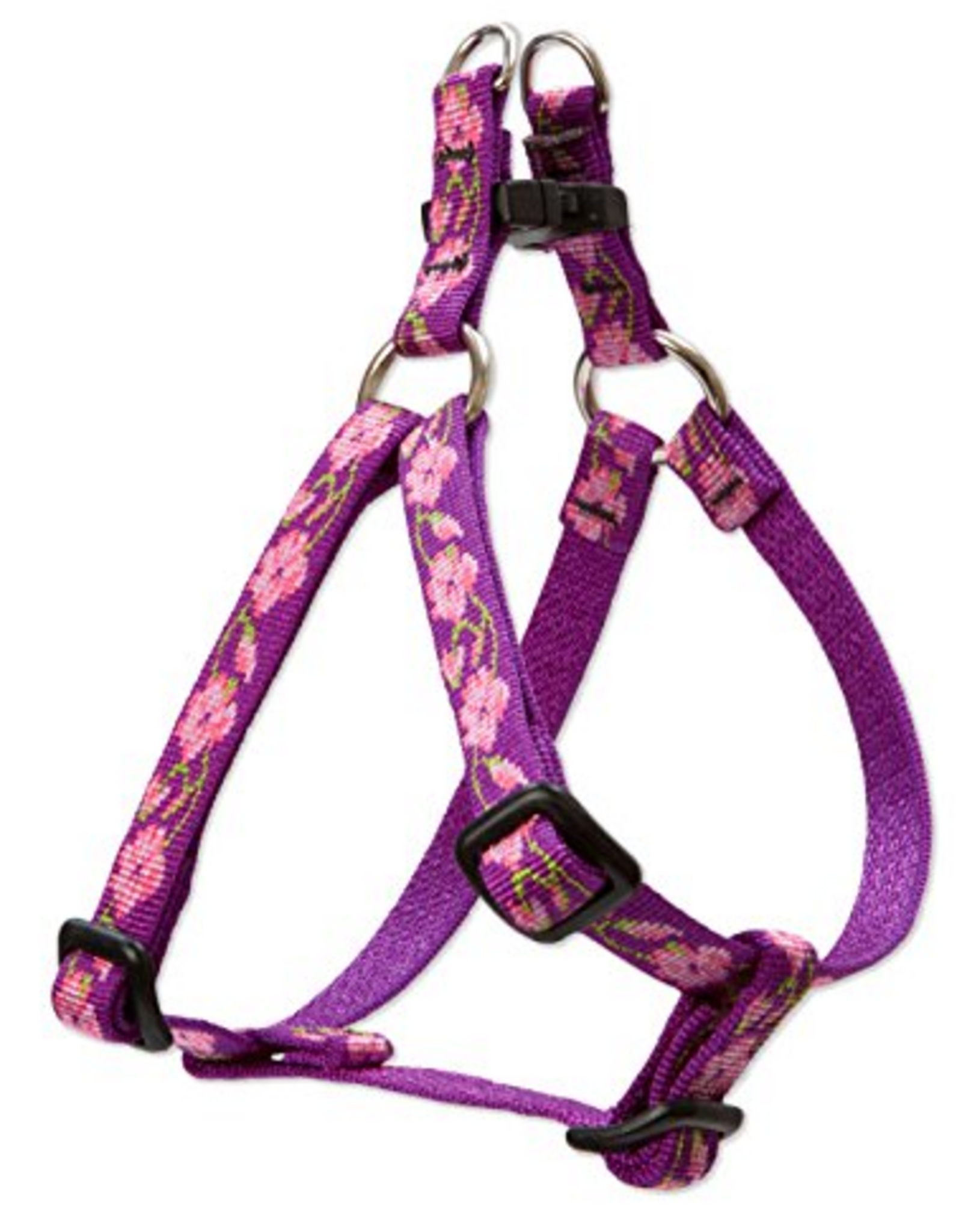 LupinePet LupinePet Originals 1/2" Rose Garden 10-13" Step in Harness for Extra Small Dogs