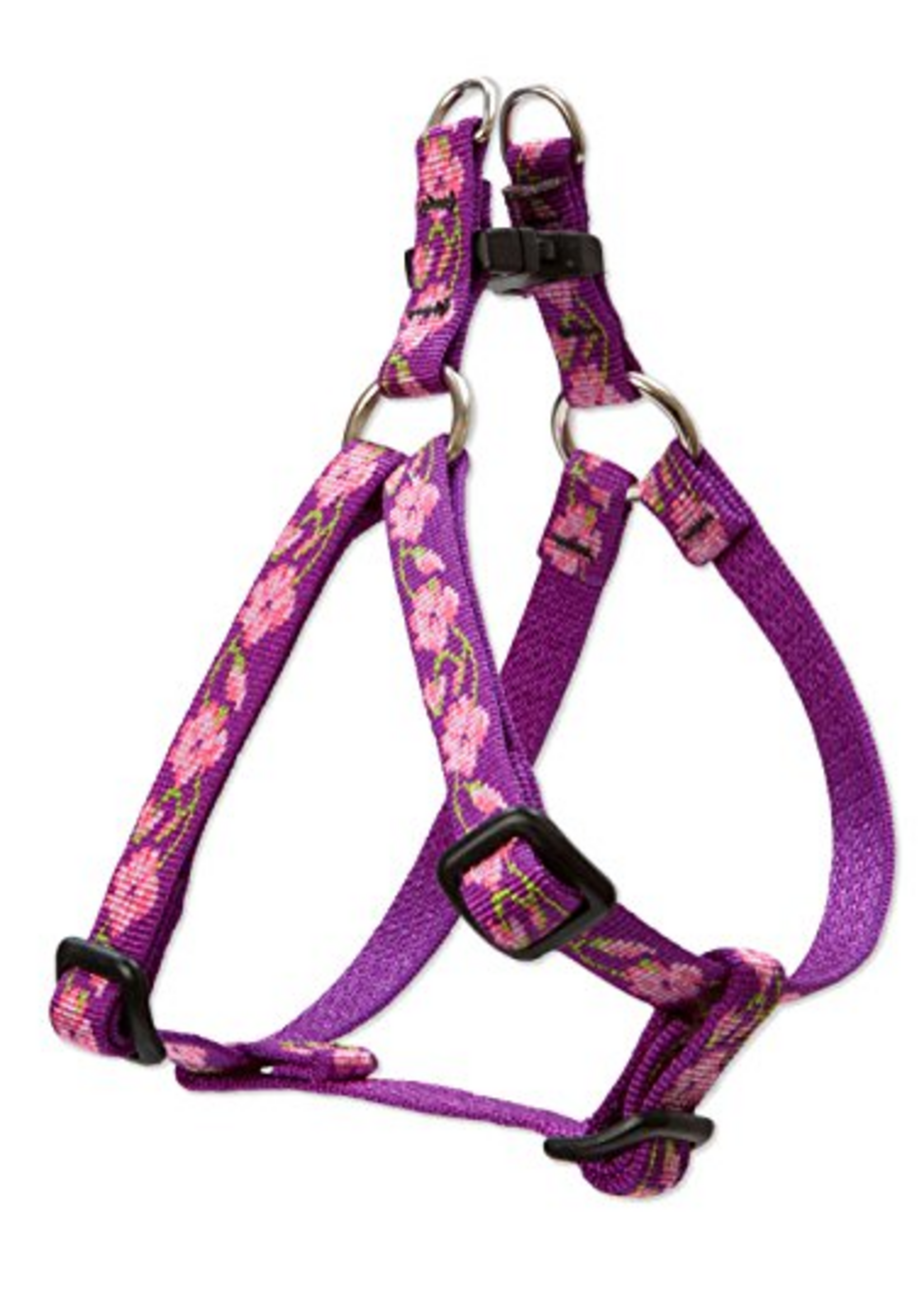 LupinePet LupinePet Dog Step-In Harness 1/2", 10-13" Rose Garden