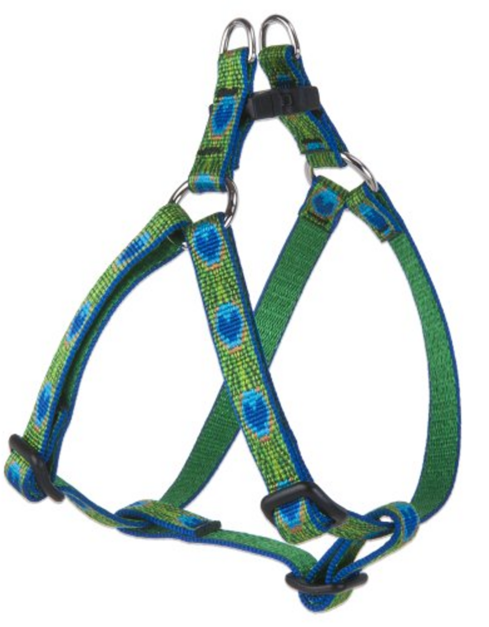 LupinePet LupinePet Originals 1/2" Tail Feathers 10-13" Step in Harness for Extra Small Dogs