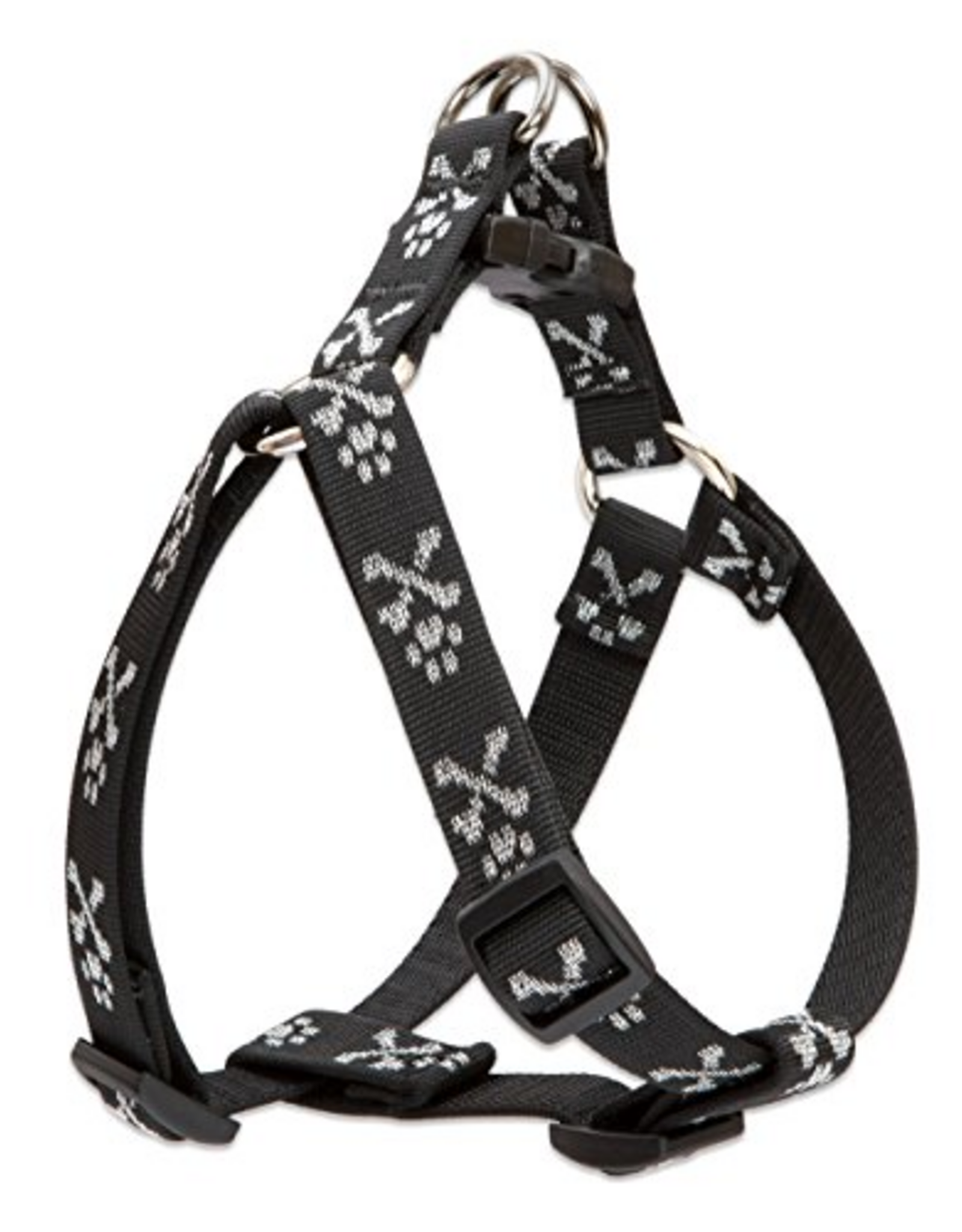 LupinePet LupinePet 3/4-Inch Bling Bonz 20-30-Inch Step-In Harness for Medium Dogs