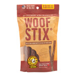 Happy Howie's Beef Woof Stix Dog Treats 6" - Baker's Dozen - 7.5 oz