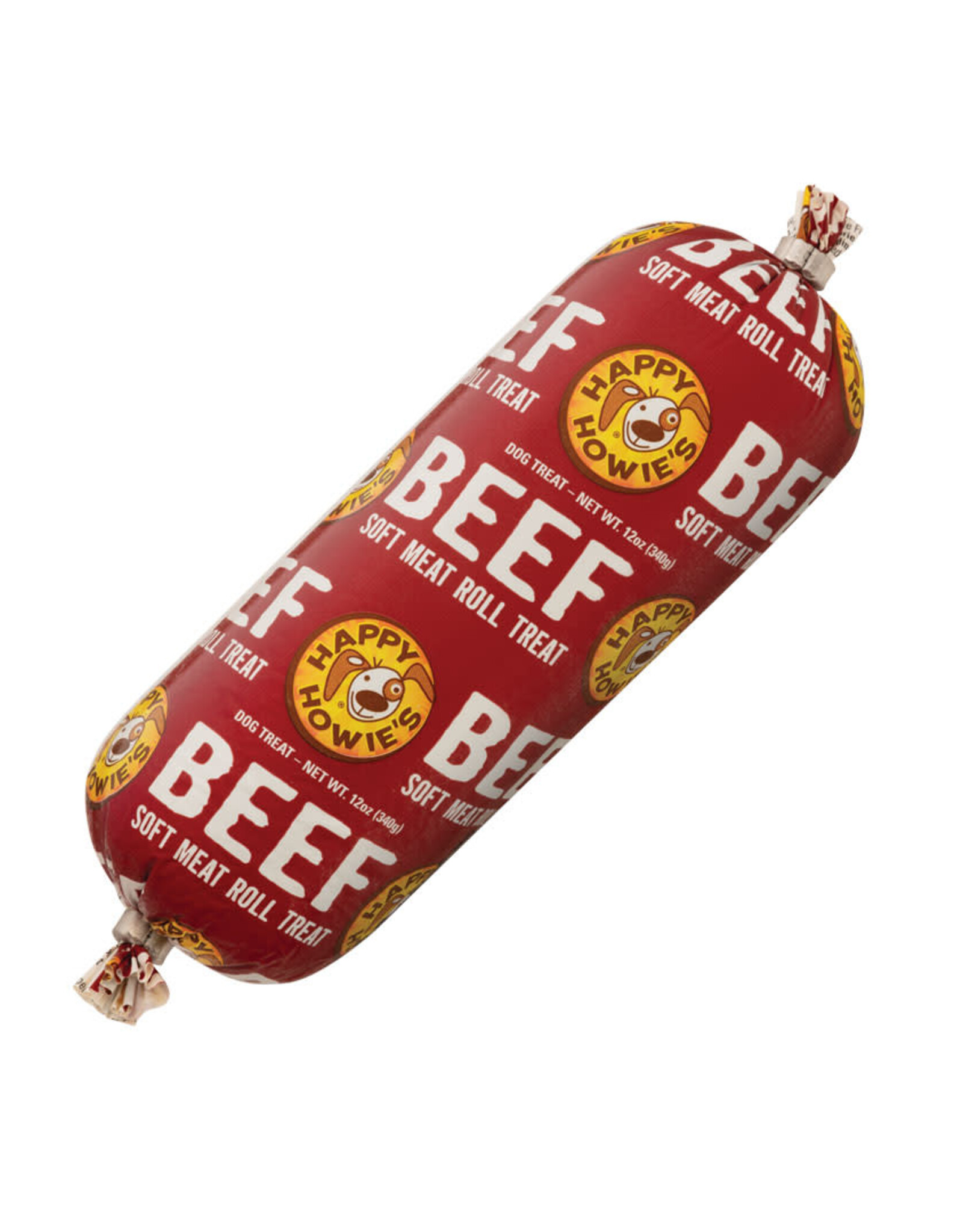 Happy Howie's Soft Beef Meat Roll Dog Treat - 12 oz