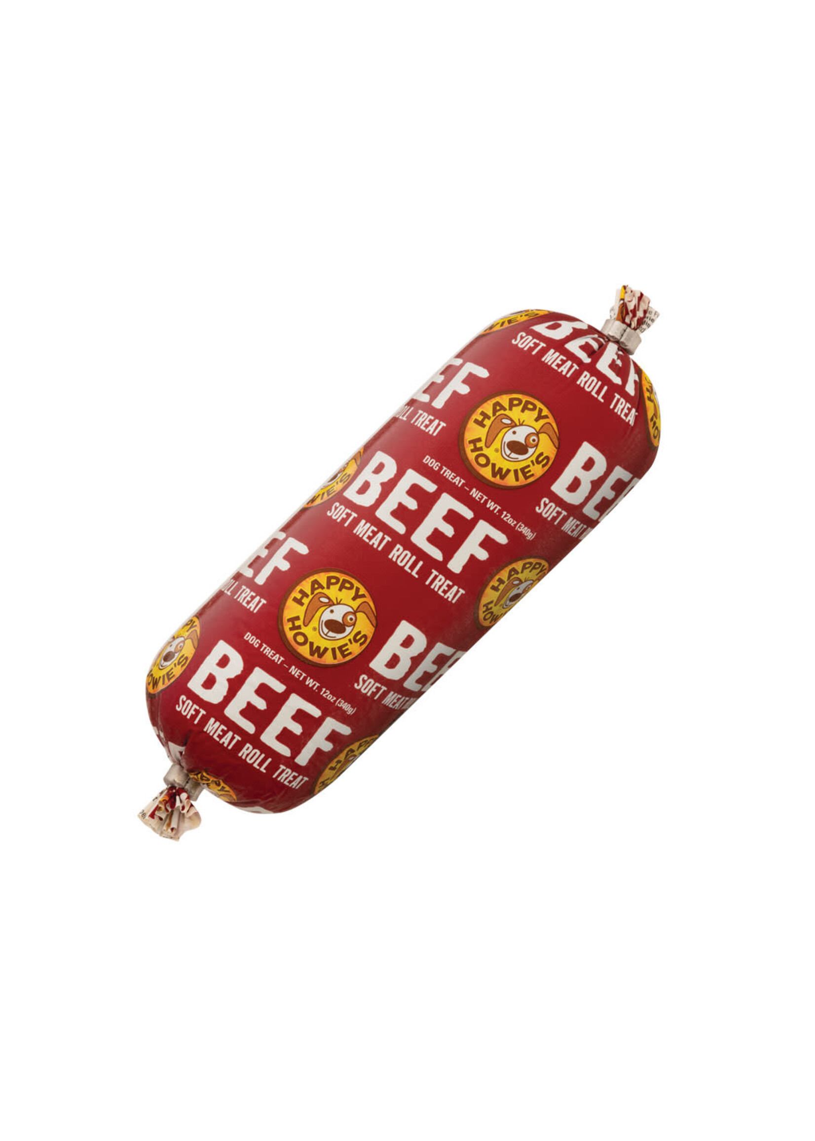 Happy Howie's Soft Beef Meat Roll Dog Treat - 12 oz