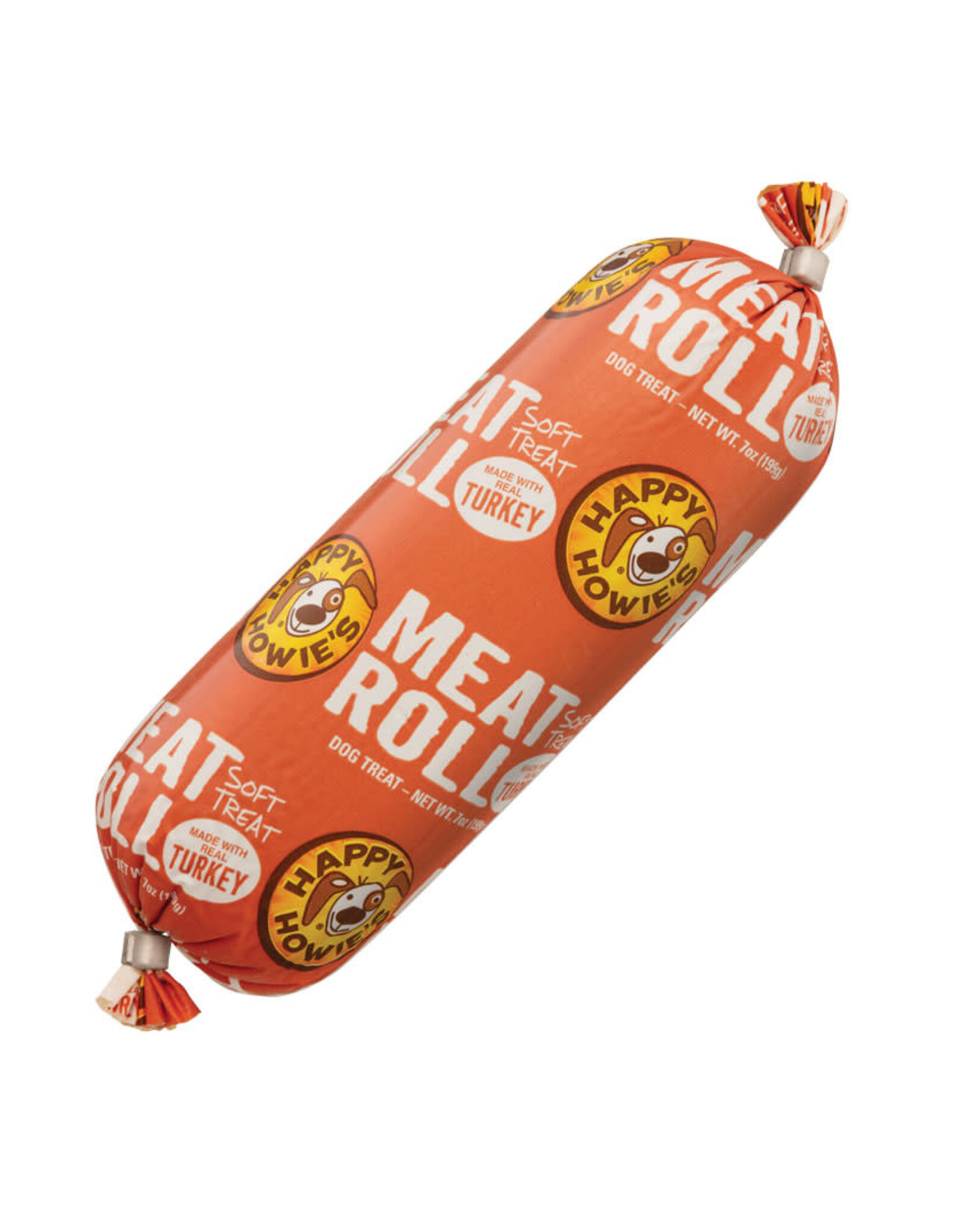 Happy Howie's Soft Turkey Meat Roll Dog Treat - 7 oz