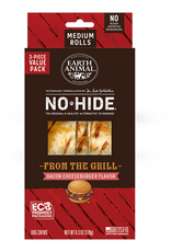 Earth Animal Earth Animal Dog No-Hide Bacon Cheeseburger Medium Rolls - 3 piece Value Pack