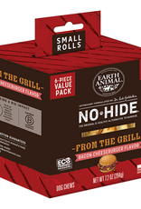 Earth Animal Earth Animal Dog No-Hide Bacon Cheeseburger Small Rolls - 6 piece Value Pack