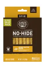 Earth Animal Earth Animal Dog No-Hide Peanut Butter Stix - 20 piece Value Pack