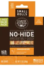 Earth Animal Earth Animal Dog No-Hide Chicken Small Rolls - 6 piece Value Pack