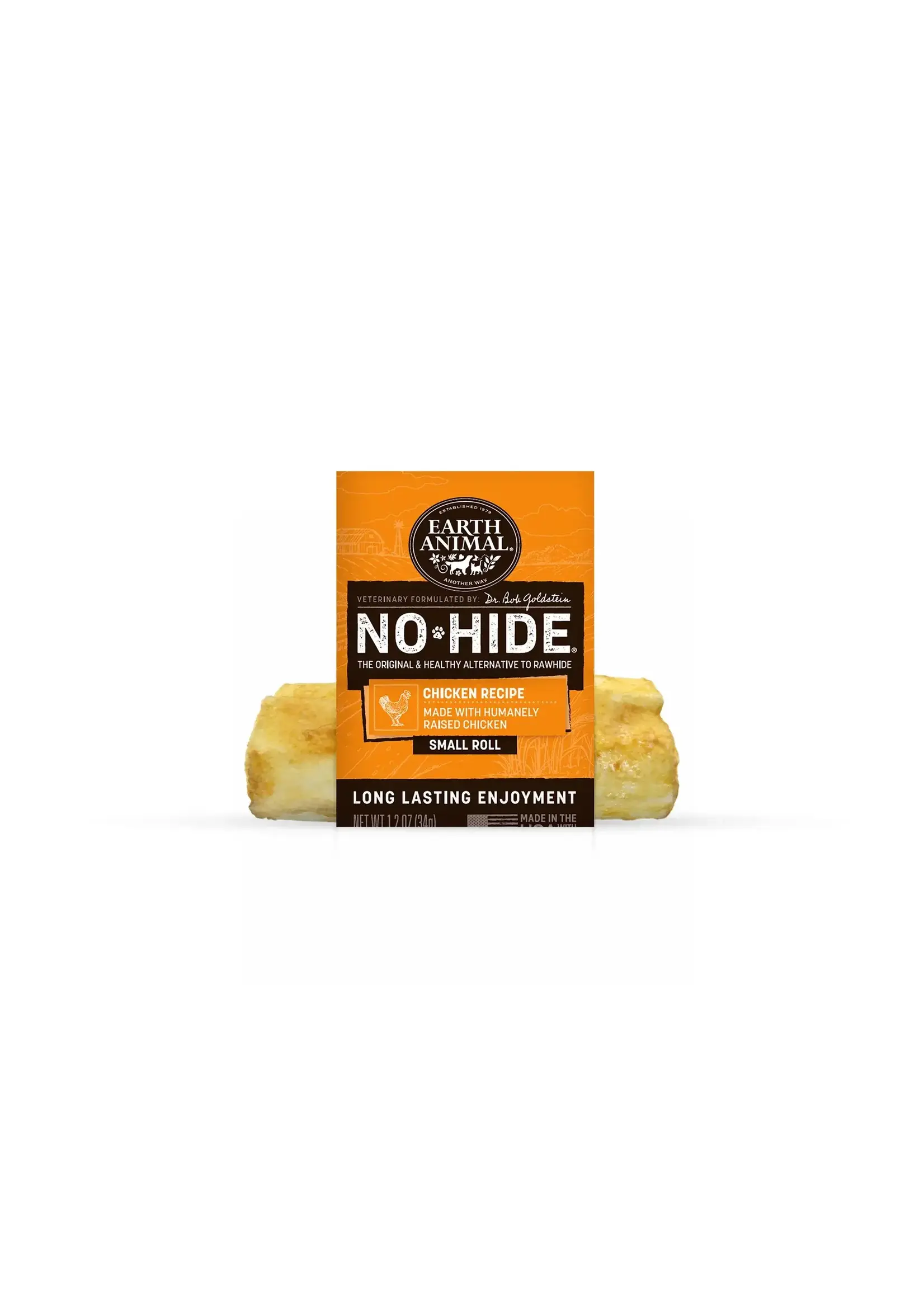 Earth Animal Earth Animal Dog No-Hide Chicken Small Roll