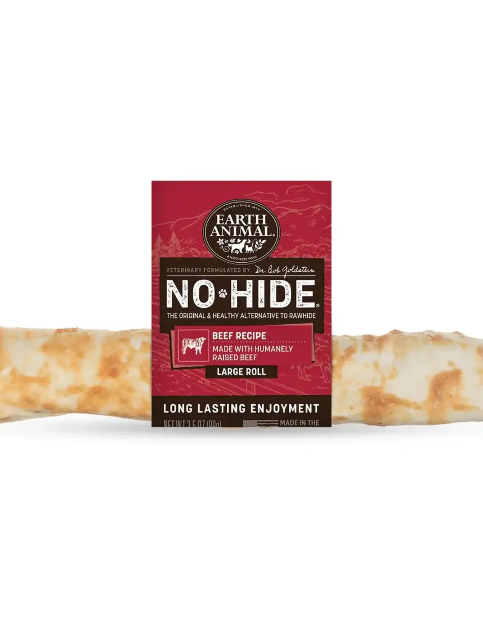 Earth Animal Earth Animal Dog No-Hide Beef Large Roll