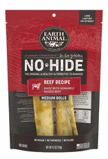 Earth Animal Earth Animal Dog No-Hide Beef Medium Rolls - 2 Pack