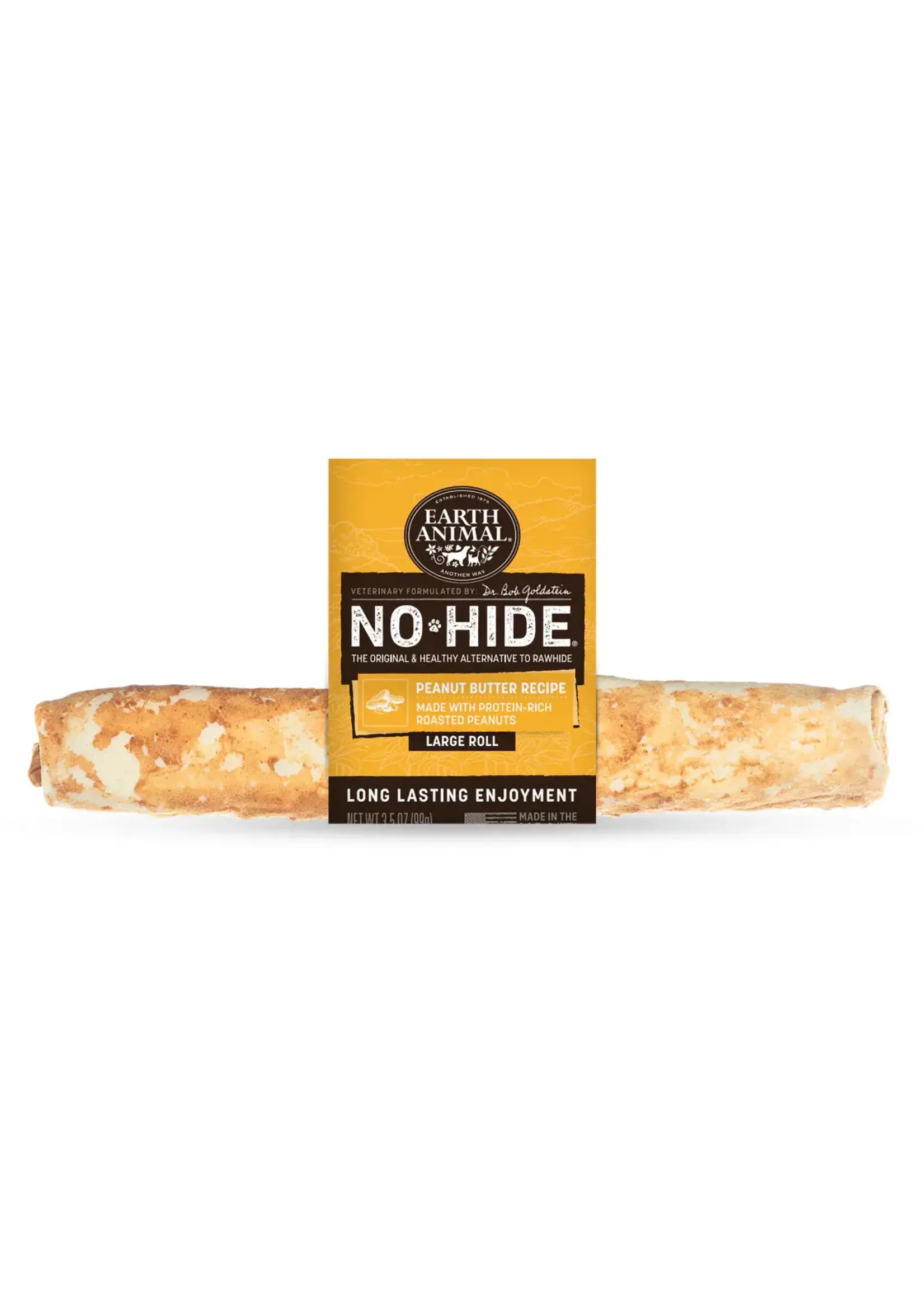 Earth Animal Earth Animal Dog No-Hide Peanut Butter Large Roll