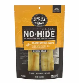 Earth Animal Earth Animal Dog No-Hide Peanut Butter Medium Rolls - 2 Pack