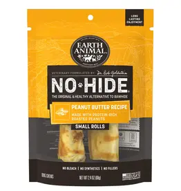Earth Animal Earth Animal Dog No-Hide Peanut Butter Small Rolls - 2 Pack