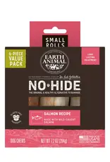 Earth Animal Earth Animal Dog No-Hide Salmon Small Rolls - 6 piece Value Pack