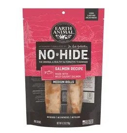 Earth Animal Earth Animal Dog No-Hide Salmon Medium Rolls - 2 Pack