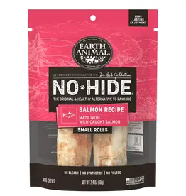 Earth Animal Earth Animal Dog No-Hide Salmon Small Rolls - 2 Pack
