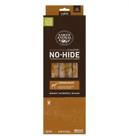 Earth Animal Earth Animal Dog No-Hide Venison Large Rolls - 3 piece Value Pack