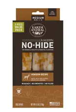 Earth Animal Earth Animal Dog No-Hide Venison Medium Roll - 3 piece Value Pack