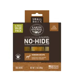 Earth Animal Earth Animal Dog No-Hide Venison Small Rolls - 6 piece Value Pack