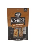 Earth Animal Earth Animal Dog No-Hide Venison Medium Rolls - 2 Pack