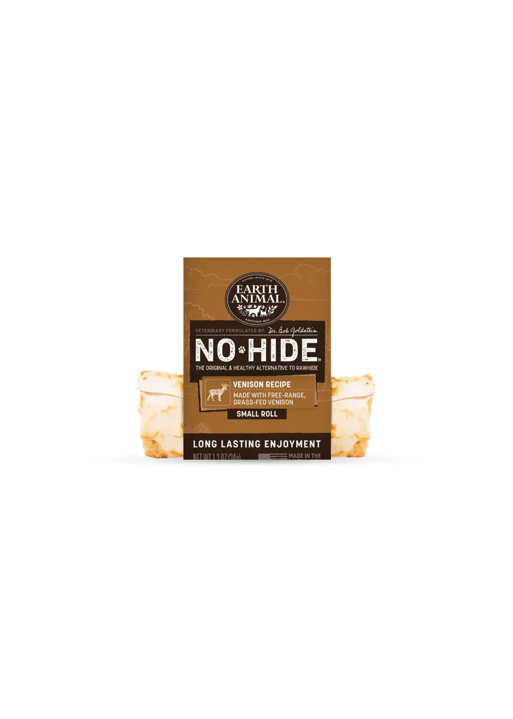Earth Animal Earth Animal Dog No-Hide Venison Small Roll