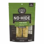 Earth Animal Earth Animal Dog No-Hide Pork Medium Rolls - 2 Pack