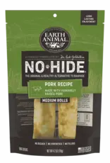 Earth Animal Earth Animal Dog No-Hide Pork Medium Rolls - 2 Pack