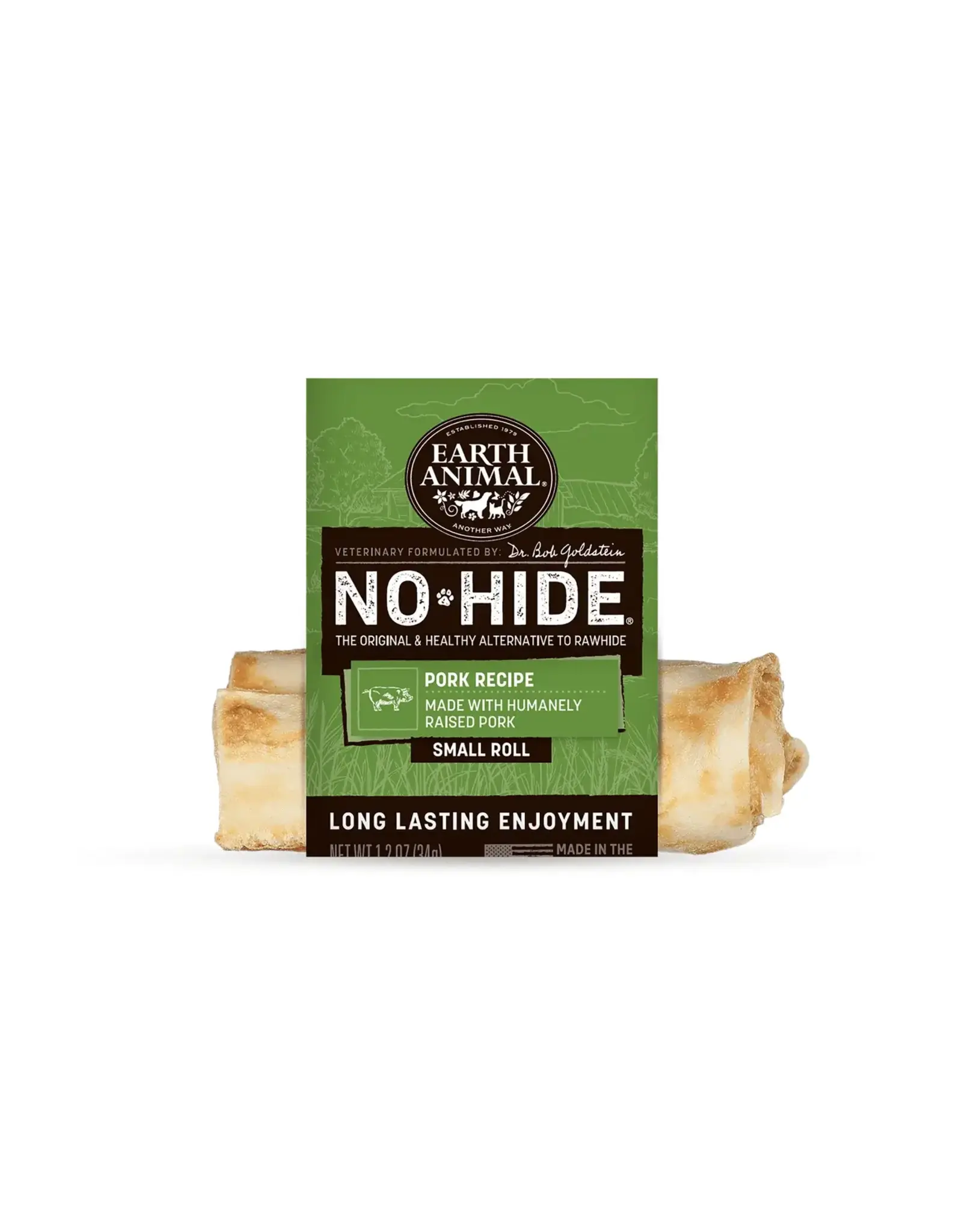 Earth Animal Earth Animal Dog No-Hide Pork Small Roll