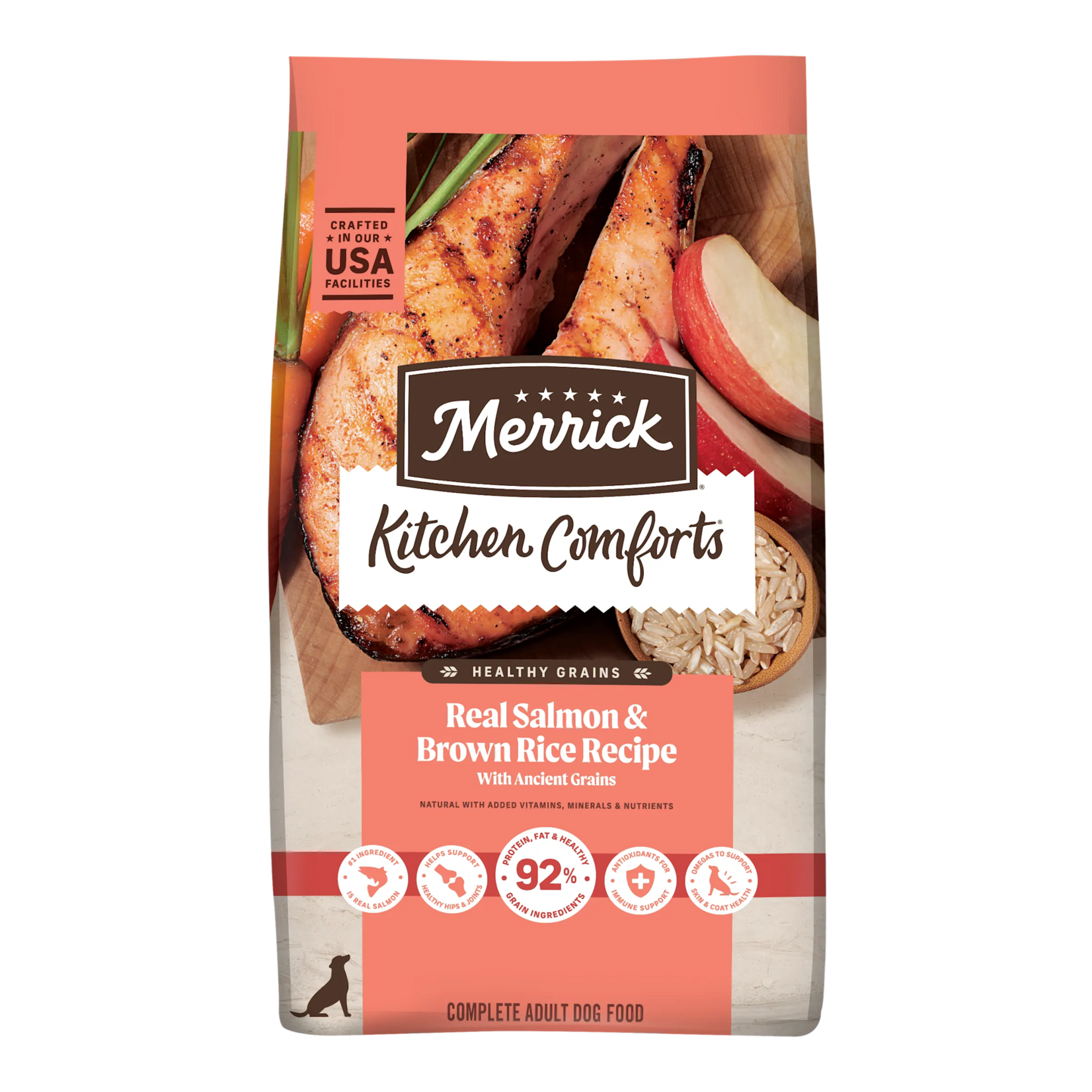 Merrick Merrick Kitchen Comforts Dry Dog Food - Salmon & Brown Rice - 12 lb