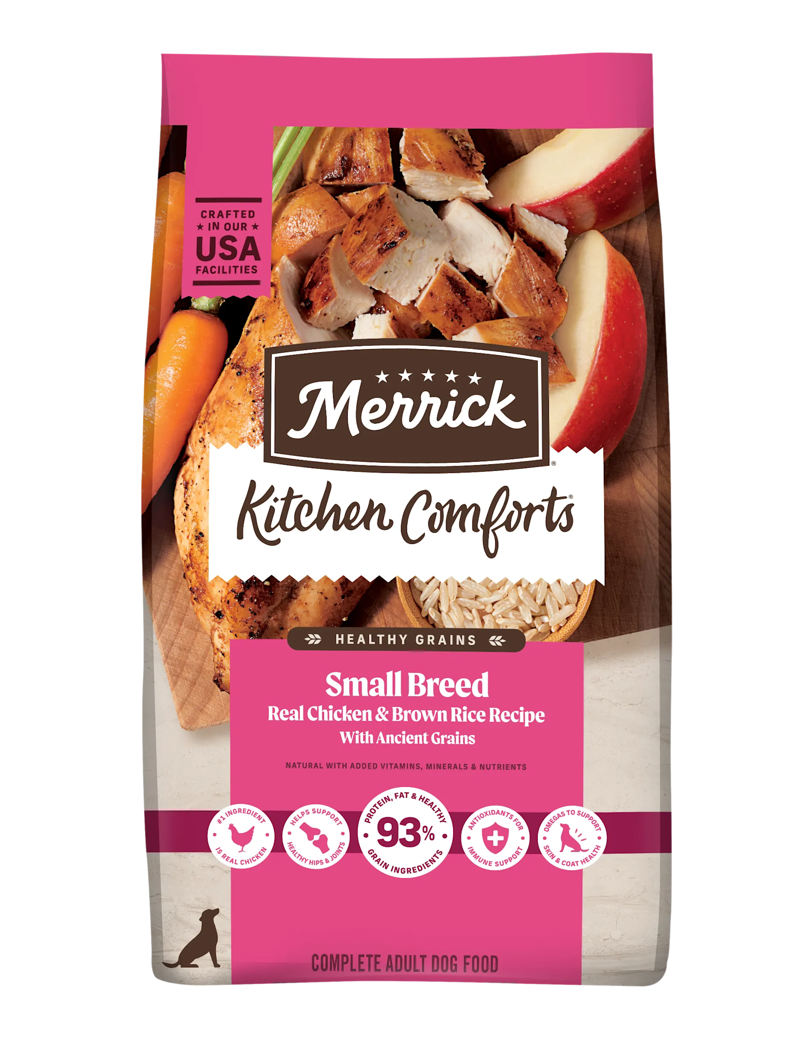 Merrick Merrick Kitchen Comforts Dry Dog Food - Small Breed Chicken & Brown Rice - 4 lb