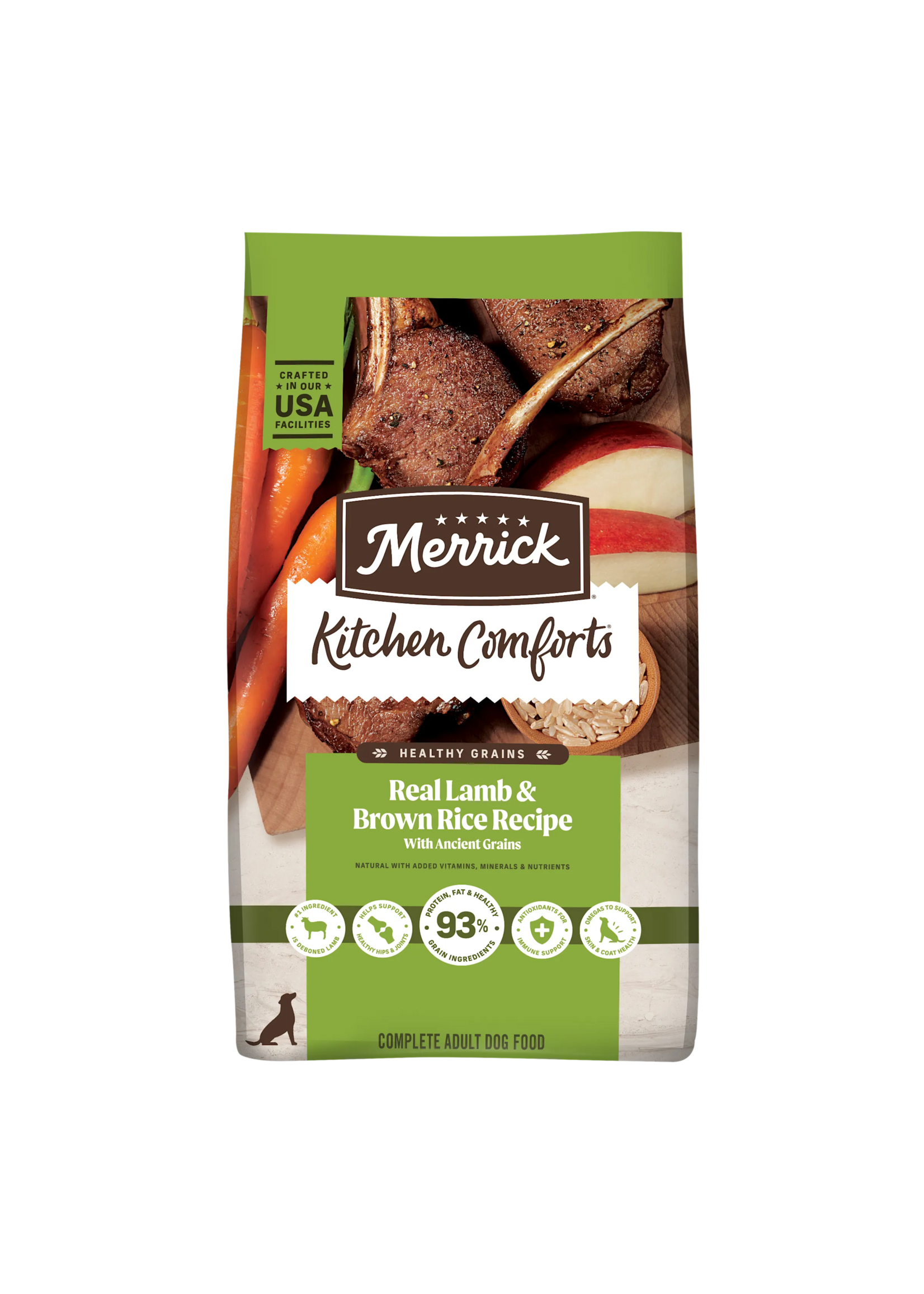 Merrick Merrick Kitchen Comforts Dry Dog Food - Lamb & Brown Rice - 22 lb