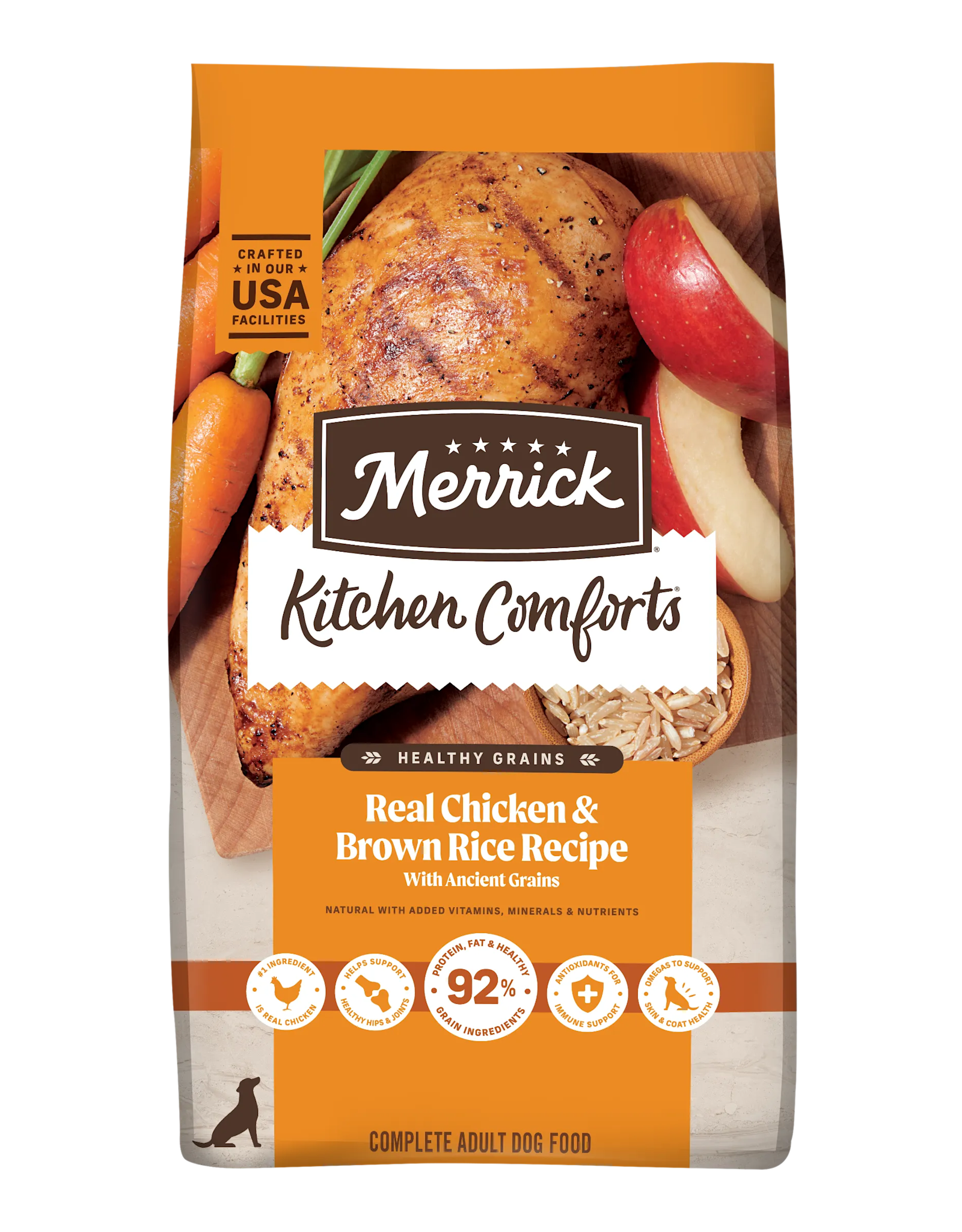 Merrick Merrick Kitchen Comforts Dry Dog Food - Chicken & Brown Rice - 33 lb