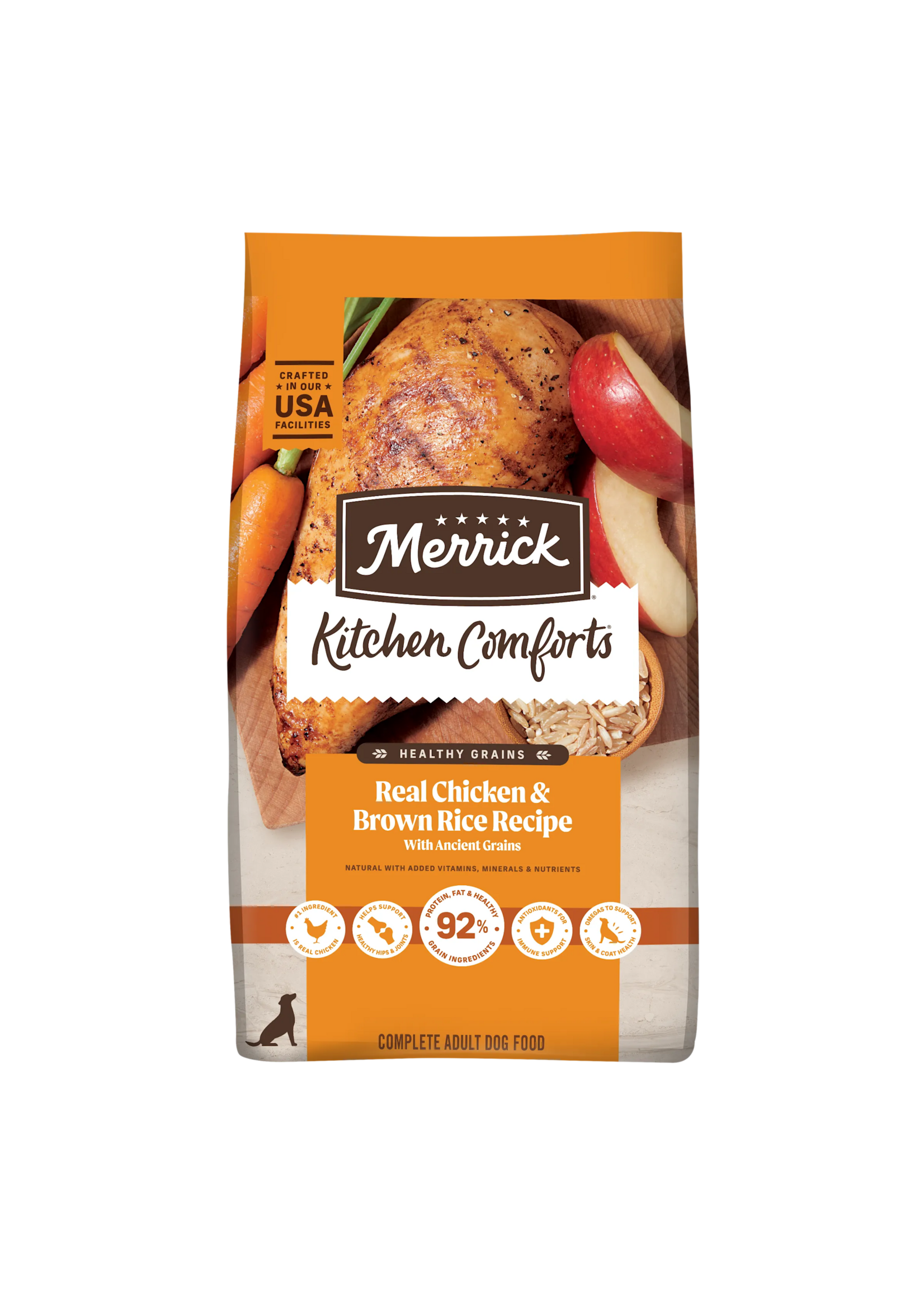 Merrick Merrick Kitchen Comforts Dry Dog Food - Chicken & Brown Rice - 22 lb