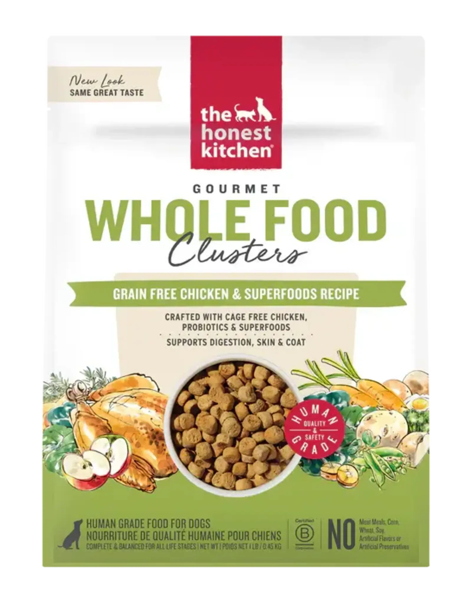 The Honest Kitchen The Honest Kitchen Grain Free Chicken Whole Food Clusters for Dogs - 1 lb