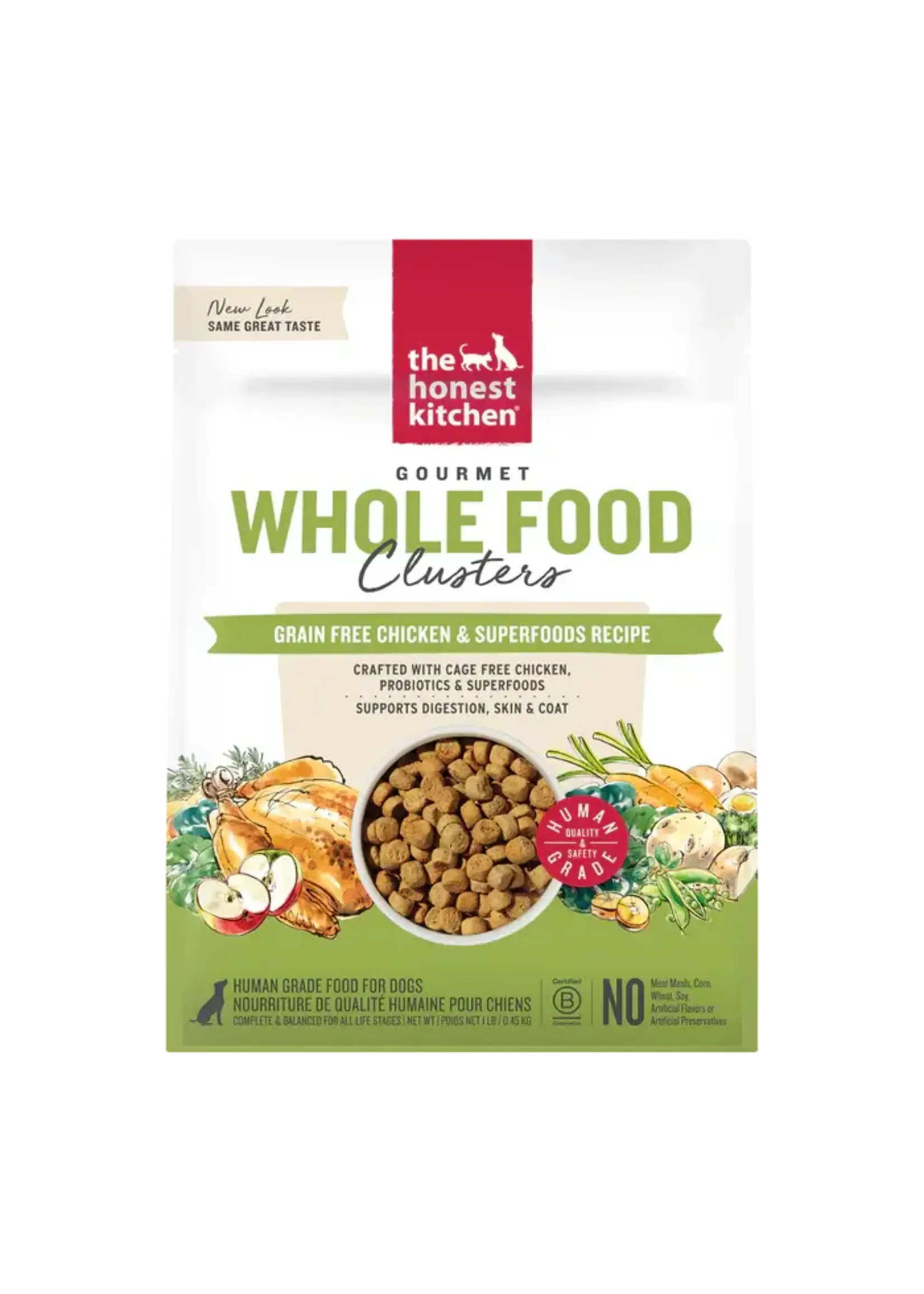 The Honest Kitchen The Honest Kitchen Grain Free Chicken Whole Food Clusters for Dogs - 1 lb