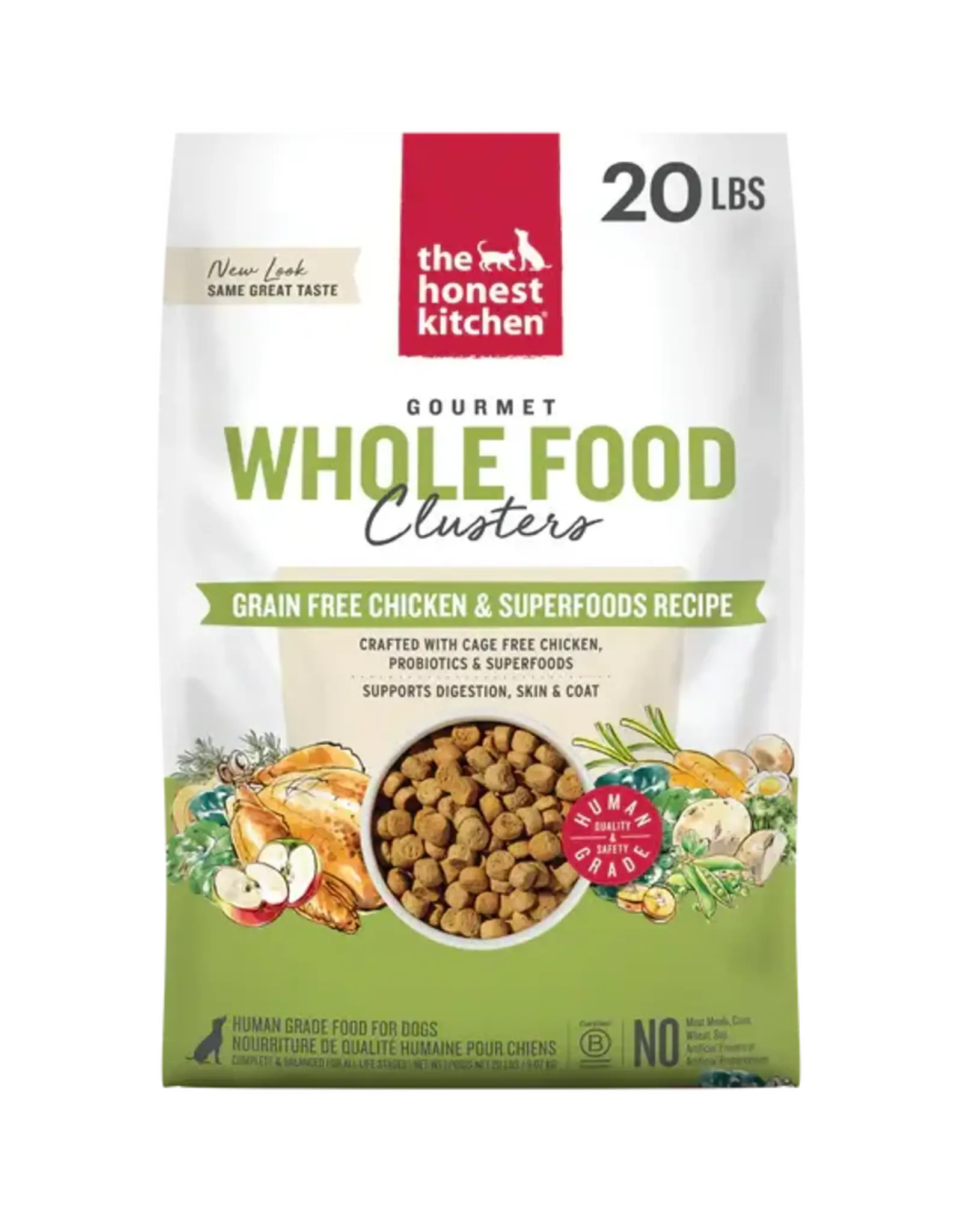The Honest Kitchen The Honest Kitchen Grain Free Chicken Whole Food Clusters for Dogs - 20 lb