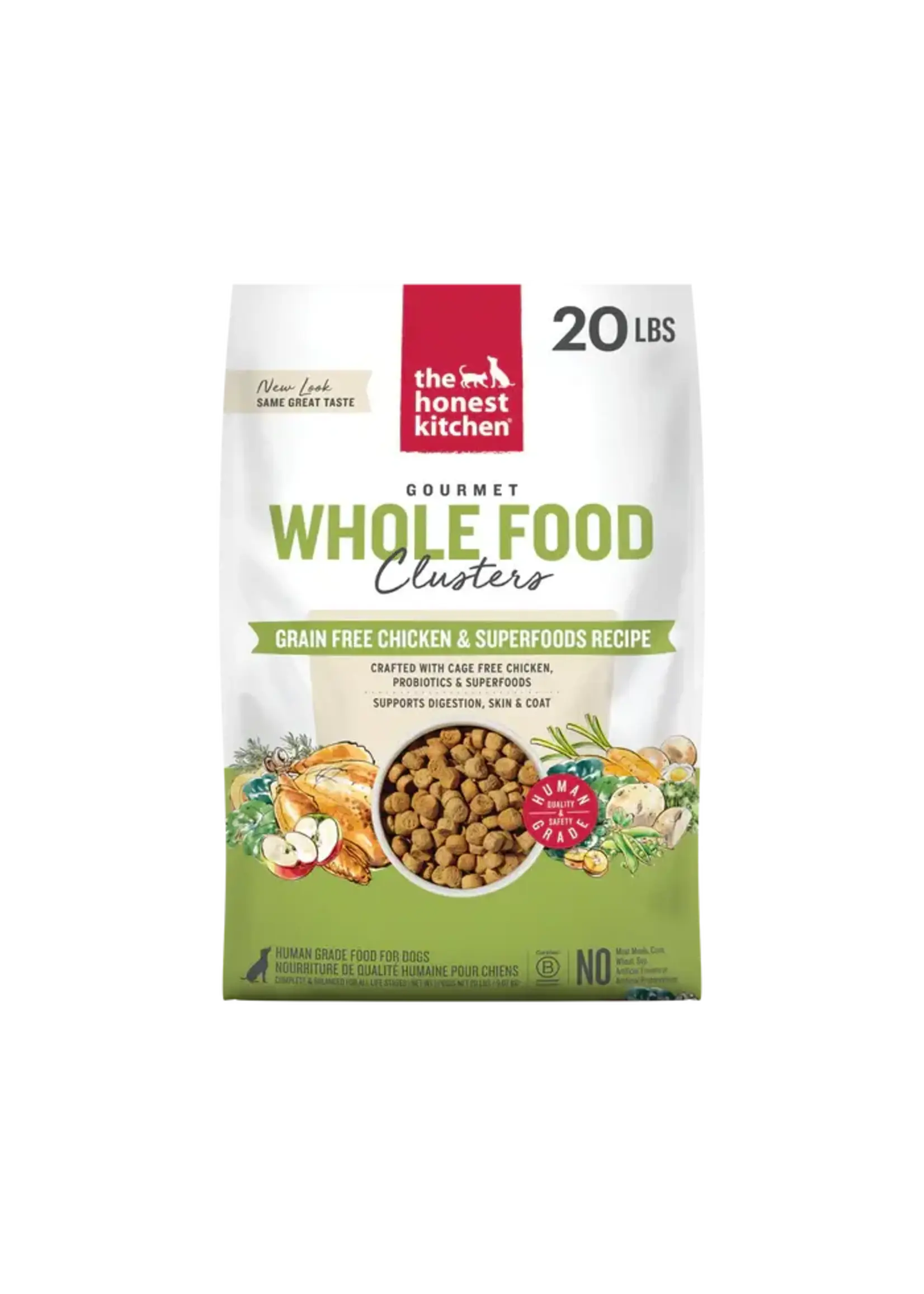 The Honest Kitchen The Honest Kitchen Grain Free Chicken Whole Food Clusters for Dogs - 20 lb