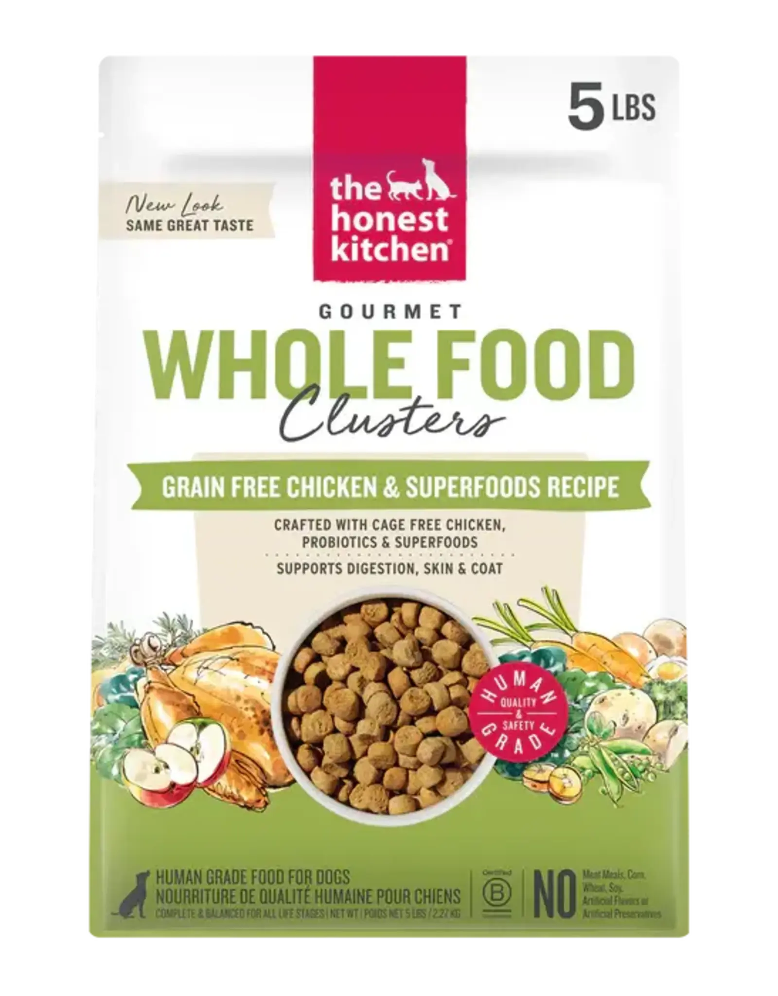 The Honest Kitchen The Honest Kitchen Grain Free Chicken Whole Food Clusters for Dogs - 5 lb