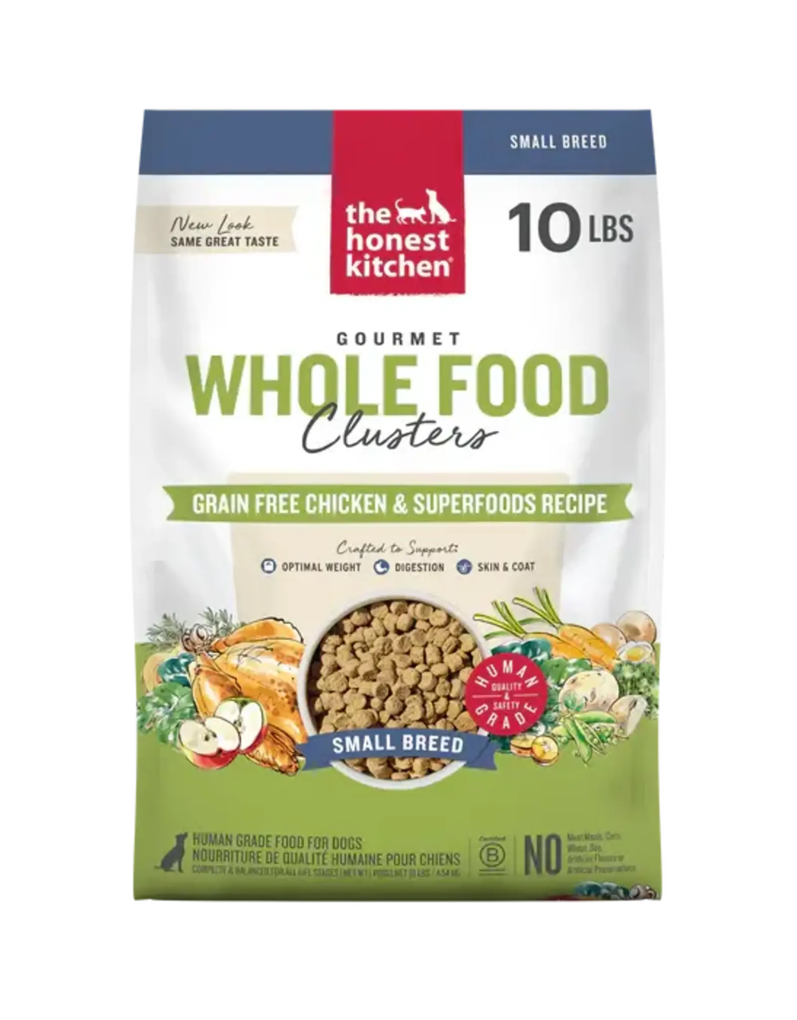 The Honest Kitchen The Honest Kitchen Grain Free Chicken Whole Food Clusters for Small Breed Dogs - 10 lb