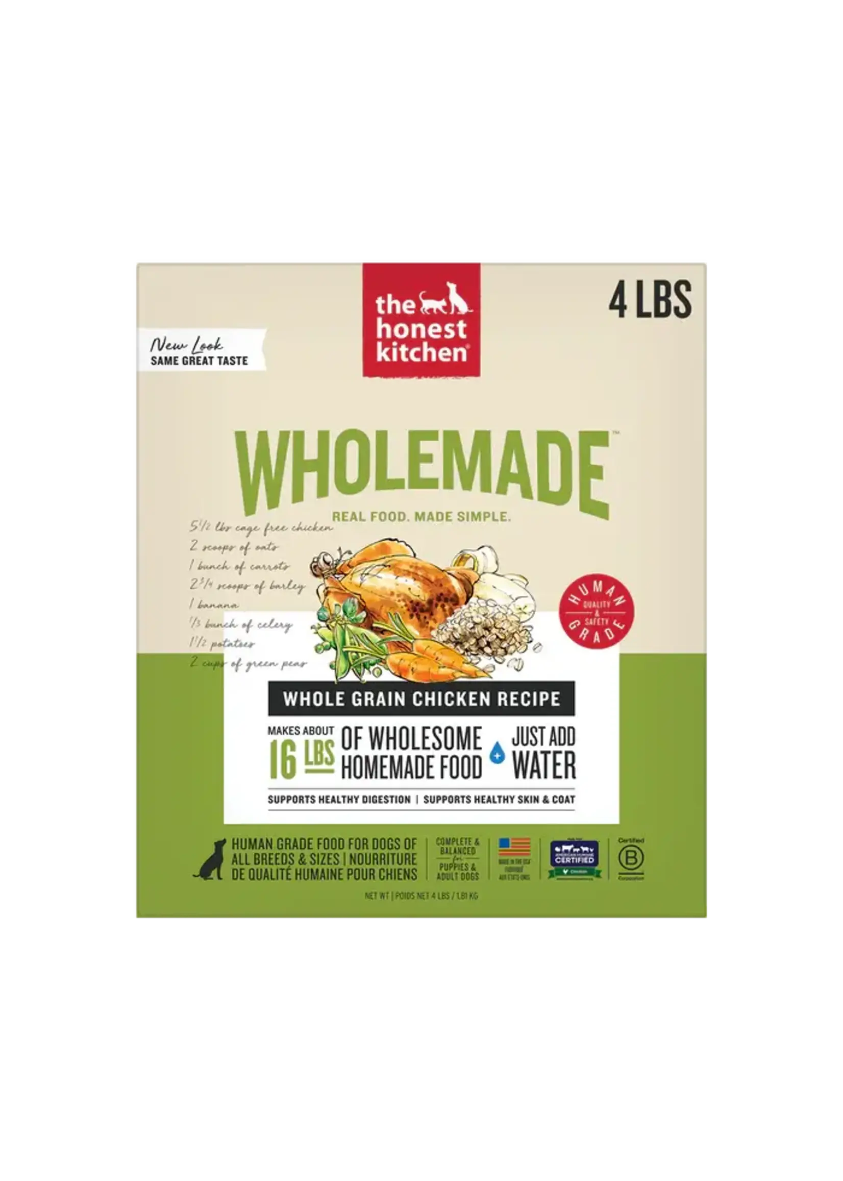 The Honest Kitchen The Honest Kitchen Wholemade Whole Grain Chicken Dehydrated Dog Food - 4 lb
